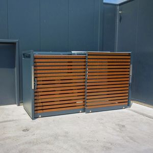 Überdachung für Müllcontainer