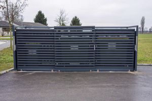 Überdachung für Müllcontainer