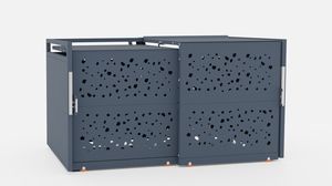 Überdachung für Müllcontainer