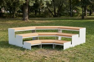 moderne Bank für den öffentlichen Raum
