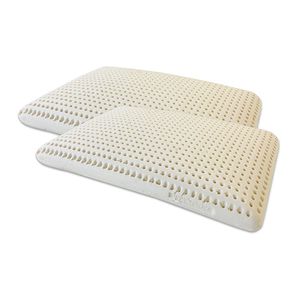 ergonomisches Kopfkissen / Baumwolle / Latex / Schaumstoff