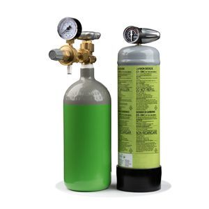 Flasche von CO₂ 1