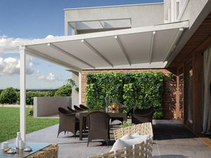 angebaute Pergola