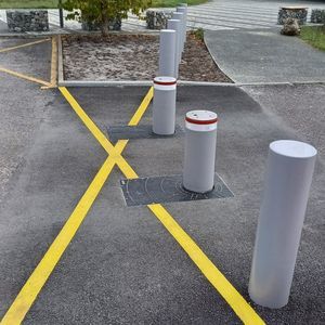 versenkbarer Sperrpfosten 1