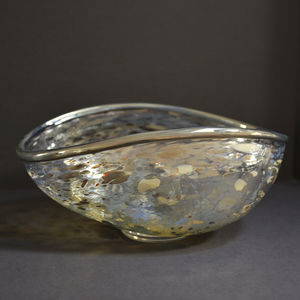 Schale / geblasenes Glas