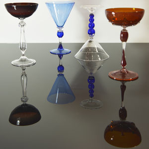 Glas mit Stiel