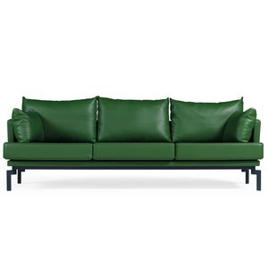 grünes Sofa