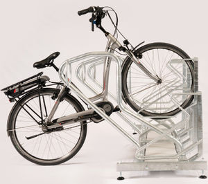 Fahrradständer aus galvanisiertem Stahl