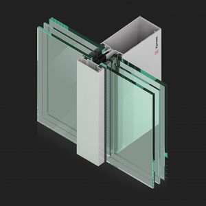 Aluminium-Fassadensystem