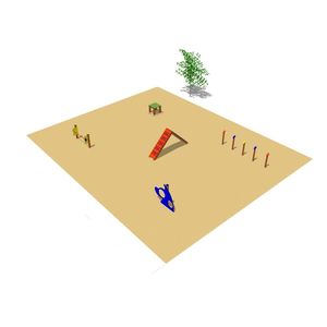 Trimm-Dich-Pfad / für Spielplätze
