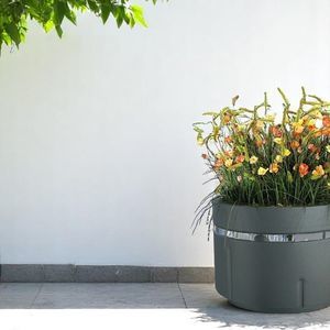 Pflanzkübel / galvanisiertem Stahl