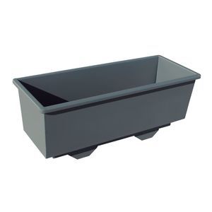 Pflanzkübel / galvanisiertem Stahl