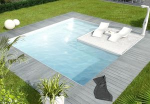 Platten-Schwimmbecken