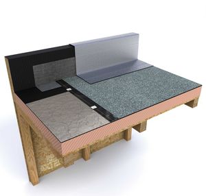 Asphaltabdichtung für Dachterrasse 1