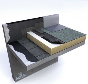 Asphaltabdichtung für Dachterrasse 1