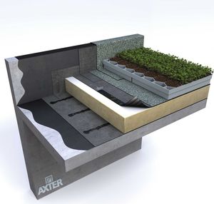 Asphaltabdichtung für Dachterrasse 1