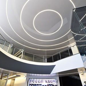 beleuchtete Spanndecke