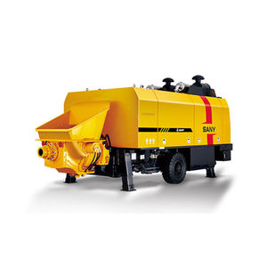 anhängermontierte Betonpumpe