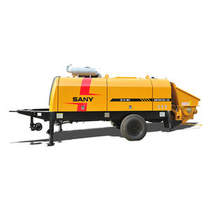 anhängermontierte Betonpumpe