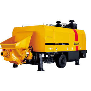 anhängermontierte Betonpumpe