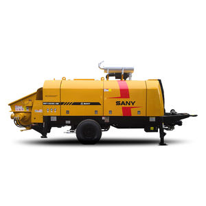 anhängermontierte Betonpumpe