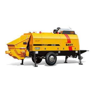 anhängermontierte Betonpumpe
