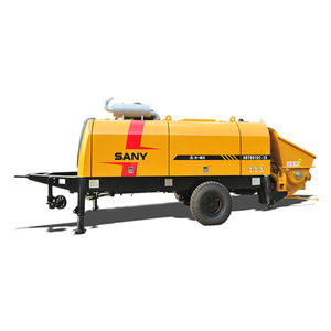 anhängermontierte Betonpumpe