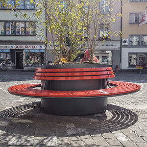 Pflanzkübel aus galvanisiertem Stahl