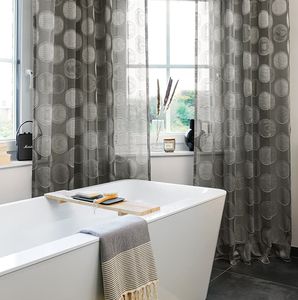 Gardine / geometrisches Muster