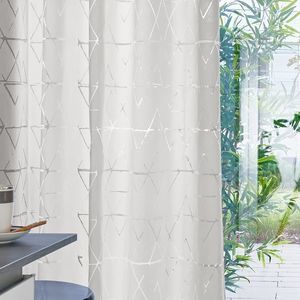 Gardine / geometrisches Muster