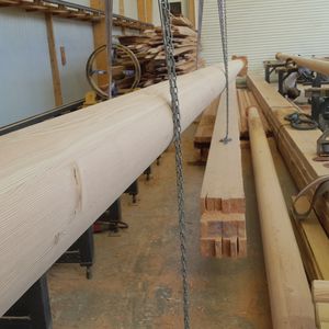 Holzsäule