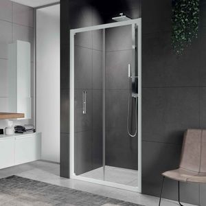 faltbare Duschwand / für Nischen / Glas / für Privatgebrauch
