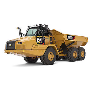 Heckentladungs-Muldenkipper / mit Gelenk / radmobil / Diesel