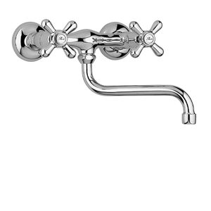 wandmontierter Zweigriffmischer