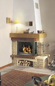 Holzkamin 1