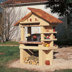 Holz-Gartengrill