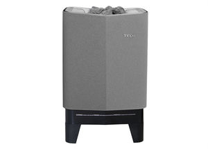elektrischer Kaminofen / Metall / modern / für Sauna