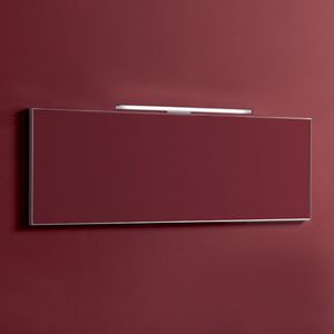 wandmontierter Spiegel für Badezimmer / LED beleuchtet / modern / rechteckig