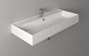 Wand-Handwaschbecken - AG 40 - SIMAS ACQUA SPACE - Aufsatz / rechteckig