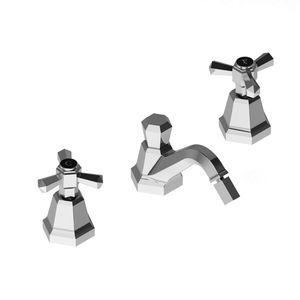 Mischbatterie für Bidet / freistehend / verchromtes Metall / Bronze