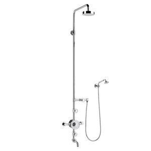 wandmontiertes Duschsystem