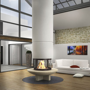 Geschlossene Feuerstelle / Holz