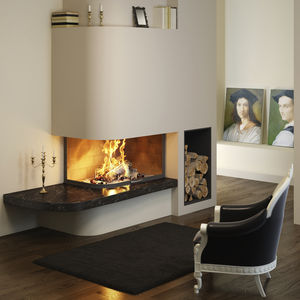 Geschlossene Feuerstelle / Holz