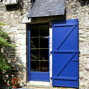 einflügeliger Fensterladen