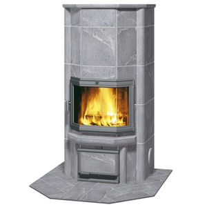 Holz-Kaminofen - TU1030/5D - TULIKIVI - Ecken / traditionell / Speckstein