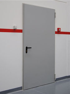 einflügelige Industrietore / verzinkter Stahl / Brandschutz / automatisch