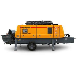 anhängermontierte Betonpumpe