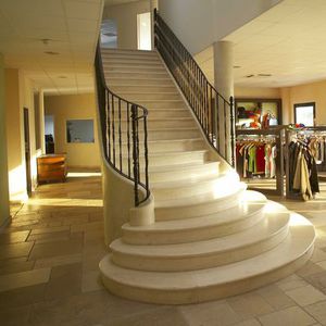 viertelgewendelte Treppe