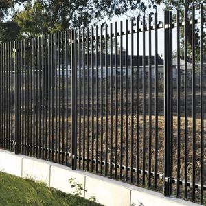 Zaun mit Stangen VERTICALIA™ NORMACLO Stahl / Garten / Industrie