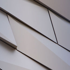 Hinterlüftete Fassade / anodisiertes Aluminium